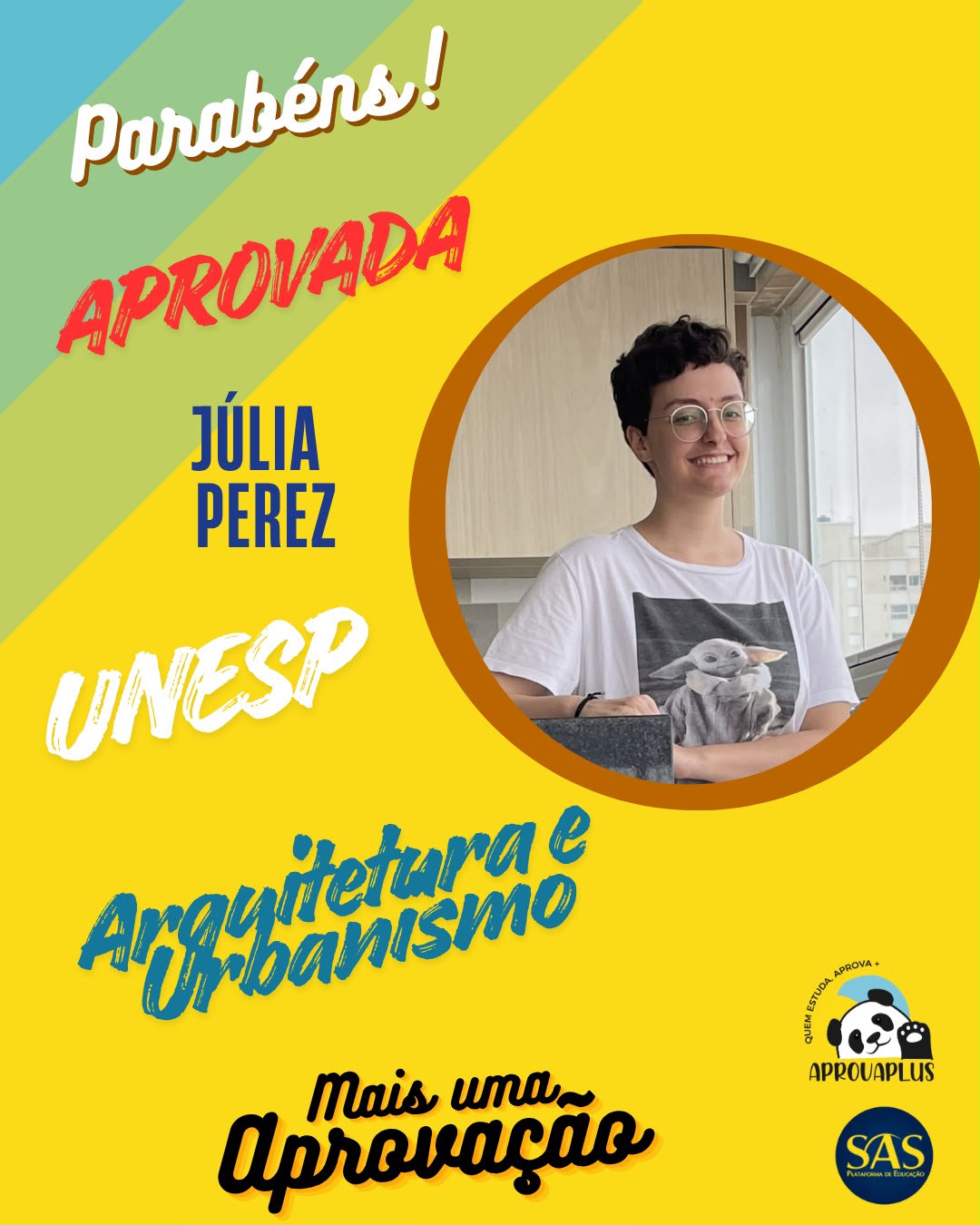Aluno aprovado Aprova Plus 5